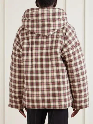 Dries Van Noten Hooded Checked Padded Cotton-flannel Jacket | Thumbnail 4 Dries Van Noten Hooded Checked Padded Cotton-flannel Jacket | Thumbnail 4