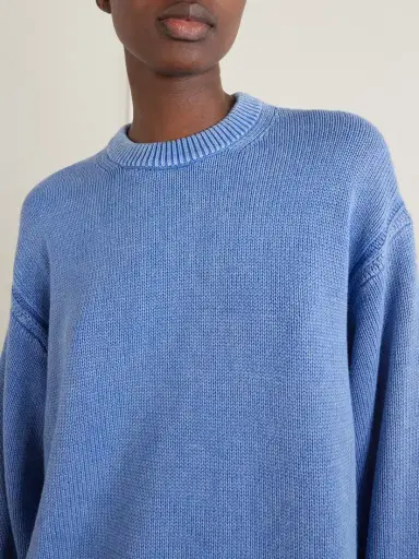 Guest In Residence Sunwash Cozy Cotton And Cashmere-blend Sweater | Thumbnail 5 Guest In Residence Sunwash Cozy Cotton And Cashmere-blend Sweater | Thumbnail 5