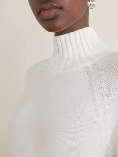 Allude Mock-neck Cashmere Sweater | Thumbnail 4 Allude Mock-neck Cashmere Sweater | Thumbnail 4