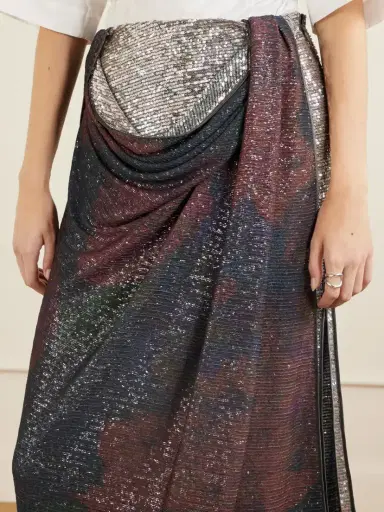 Maison Margiela Sequined Satin Midi Skirt | Thumbnail 5 Maison Margiela Sequined Satin Midi Skirt | Thumbnail 5