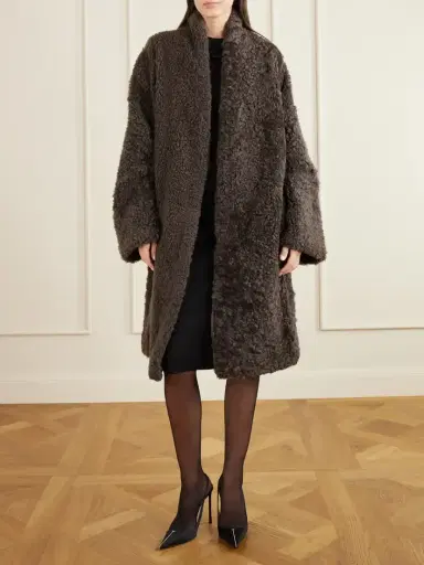 Tom Ford Reversible Full-grain Leather-trimmed Shearling Coat | Thumbnail 6 Tom Ford Reversible Full-grain Leather-trimmed Shearling Coat | Thumbnail 6