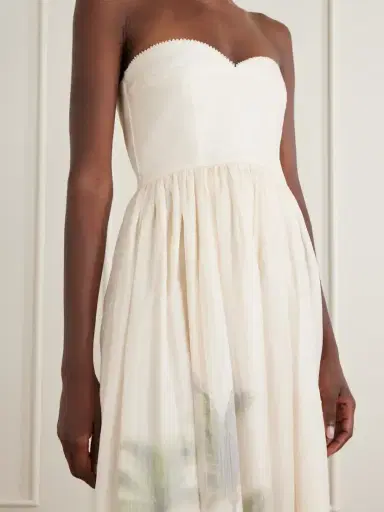 Agua by Agua Bendita Tonia Arena Printed Organza Midi Dress | Thumbnail 4 Agua by Agua Bendita Tonia Arena Printed Organza Midi Dress | Thumbnail 4