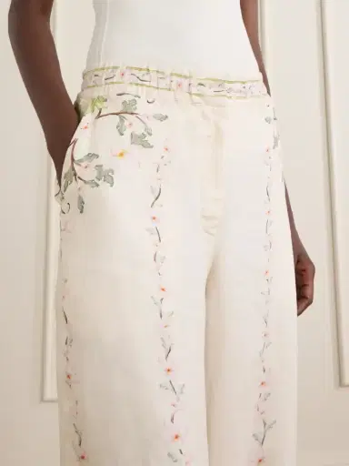 Agua by Agua Bendita Tota Anhelo Floral-printed Linen Straight-leg Pants | Thumbnail 5 Agua by Agua Bendita Tota Anhelo Floral-printed Linen Straight-leg Pants | Thumbnail 5