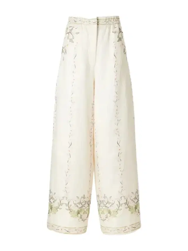 Tota Anhelo Floral-printed Linen Straight-leg Pants Tota Anhelo Floral-printed Linen Straight-leg Pants