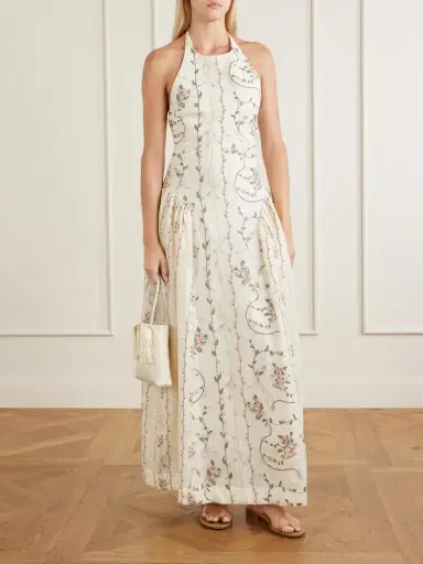 Agua by Agua Bendita Balsa Navegante Embroidered Linen Maxi Dress | Thumbnail 2 Agua by Agua Bendita Balsa Navegante Embroidered Linen Maxi Dress | Thumbnail 2