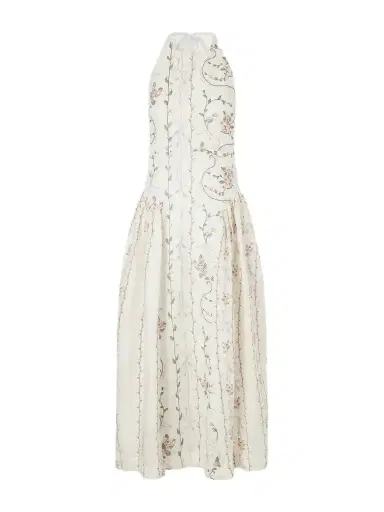 Agua by Agua Bendita Balsa Navegante Embroidered Linen Maxi Dress | Thumbnail 1 Agua by Agua Bendita Balsa Navegante Embroidered Linen Maxi Dress | Thumbnail 1