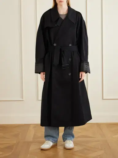 MM6 MAISON MARGIELA Cotton-gabardine Trench Coat | Thumbnail 3 MM6 MAISON MARGIELA Cotton-gabardine Trench Coat | Thumbnail 3