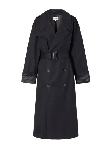 MM6 MAISON MARGIELA Cotton-gabardine Trench Coat | Thumbnail 1 MM6 MAISON MARGIELA Cotton-gabardine Trench Coat | Thumbnail 1