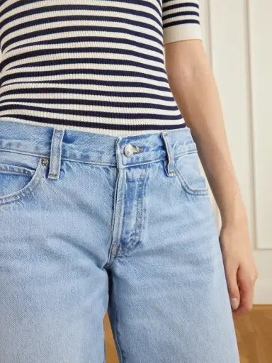 Frame The Gray Low-rise Wide-leg Jeans | Thumbnail 4 Frame The Gray Low-rise Wide-leg Jeans | Thumbnail 4
