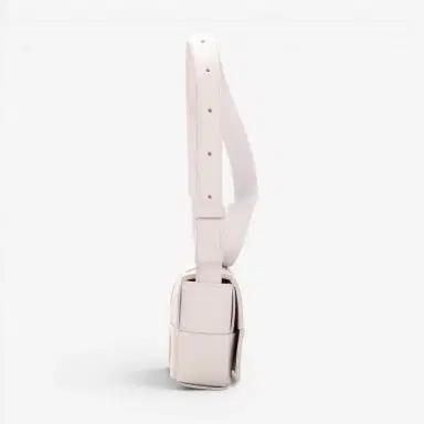 Bottega Veneta Bottega Veneta Mini Cassette Light Lilac Intrecciato Leather Shoulder Bag by The Solist | Thumbnail 6 Bottega Veneta Bottega Veneta Mini Cassette Light Lilac Intrecciato Leather Shoulder Bag by The Solist | Thumbnail 6