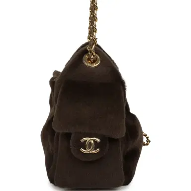 Chanel Chanel Mini 25 Hobo Bag Dark Khaki Pony Hair Gold Hardware | Thumbnail 3 Chanel Chanel Mini 25 Hobo Bag Dark Khaki Pony Hair Gold Hardware | Thumbnail 3