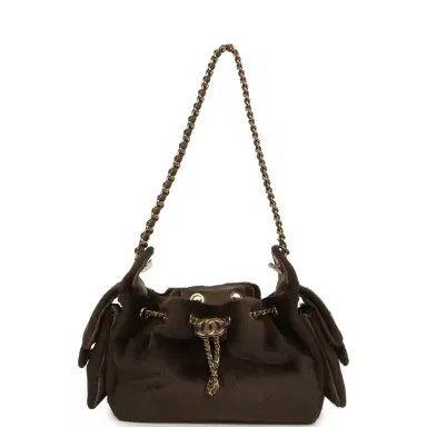 Chanel Chanel Mini 25 Hobo Bag Dark Khaki Pony Hair Gold Hardware | Thumbnail 7 Chanel Chanel Mini 25 Hobo Bag Dark Khaki Pony Hair Gold Hardware | Thumbnail 7