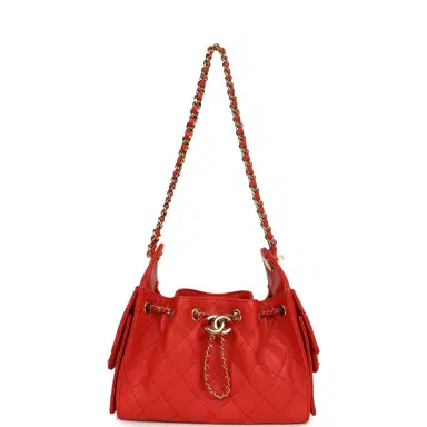 Chanel Chanel Mini 25 Hobo Bag Red Caviar Gold Hardware | Thumbnail 6 Chanel Chanel Mini 25 Hobo Bag Red Caviar Gold Hardware | Thumbnail 6