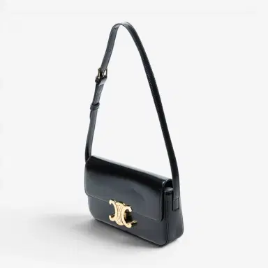 Celine Celine Claude Black Smooth Calfskin Leather Shoulder Bag by The Solist | Thumbnail 2 Celine Celine Claude Black Smooth Calfskin Leather Shoulder Bag by The Solist | Thumbnail 2