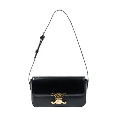 Celine Celine Claude Black Smooth Calfskin Leather Shoulder Bag by The Solist | Thumbnail 1 Celine Celine Claude Black Smooth Calfskin Leather Shoulder Bag by The Solist | Thumbnail 1