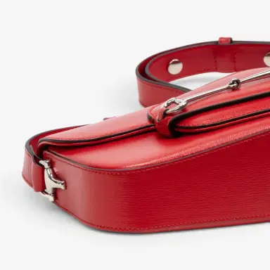 Gucci Gucci 1955 Horsebit Assymetric Small Red Calfskin Leather Shoulder Bag by The Solist | Thumbnail 6 Gucci Gucci 1955 Horsebit Assymetric Small Red Calfskin Leather Shoulder Bag by The Solist | Thumbnail 6