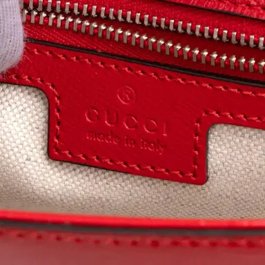 Gucci Gucci 1955 Horsebit Assymetric Small Red Calfskin Leather Shoulder Bag by The Solist | Thumbnail 8 Gucci Gucci 1955 Horsebit Assymetric Small Red Calfskin Leather Shoulder Bag by The Solist | Thumbnail 8