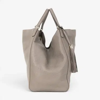 Gucci Gucci Soho Gray Grained Calfskin Leather Hobo Bag by The Solist | Thumbnail 4 Gucci Gucci Soho Gray Grained Calfskin Leather Hobo Bag by The Solist | Thumbnail 4