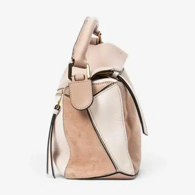 Loewe Loewe Puzzle Small Beige Calfskin Leather Crossbody Bag by The Solist | Thumbnail 4 Loewe Loewe Puzzle Small Beige Calfskin Leather Crossbody Bag by The Solist | Thumbnail 4