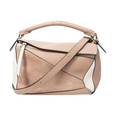 Loewe Loewe Puzzle Small Beige Calfskin Leather Crossbody Bag by The Solist | Thumbnail 1 Loewe Loewe Puzzle Small Beige Calfskin Leather Crossbody Bag by The Solist | Thumbnail 1