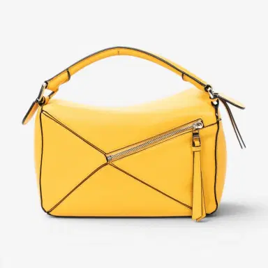 Loewe Loewe Puzzle Small Yellow Calfskin Leather Crossbody Bag by The Solist | Thumbnail 5 Loewe Loewe Puzzle Small Yellow Calfskin Leather Crossbody Bag by The Solist | Thumbnail 5