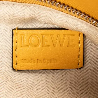 Loewe Loewe Puzzle Small Yellow Calfskin Leather Crossbody Bag by The Solist | Thumbnail 10 Loewe Loewe Puzzle Small Yellow Calfskin Leather Crossbody Bag by The Solist | Thumbnail 10
