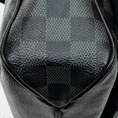 Louis Vuitton Louis Vuitton Daniel Black & Gray Damier Graphite Coated Canvas Shoulder Bag by The Solist | Thumbnail 7 Louis Vuitton Louis Vuitton Daniel Black & Gray Damier Graphite Coated Canvas Shoulder Bag by The Solist | Thumbnail 7