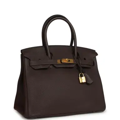 HERMÈS Hermes Birkin 30 Chocolate Togo Gold Hardware | Thumbnail 2 HERMÈS Hermes Birkin 30 Chocolate Togo Gold Hardware | Thumbnail 2