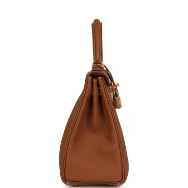 HERMÈS Hermes Kelly Retourne 25 Gold Togo Gold Hardware | Thumbnail 3 HERMÈS Hermes Kelly Retourne 25 Gold Togo Gold Hardware | Thumbnail 3