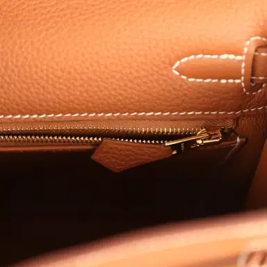 HERMÈS Hermes Kelly Retourne 25 Gold Togo Gold Hardware | Thumbnail 9 HERMÈS Hermes Kelly Retourne 25 Gold Togo Gold Hardware | Thumbnail 9