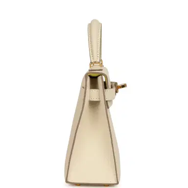 HERMÈS Hermes Special Order (HSS) Kelly Sellier 20 Craie Verso Epsom Gold Hardware | Thumbnail 3 HERMÈS Hermes Special Order (HSS) Kelly Sellier 20 Craie Verso Epsom Gold Hardware | Thumbnail 3