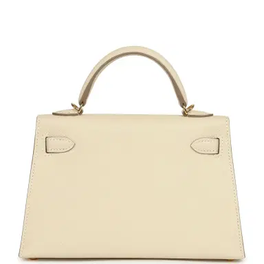HERMÈS Hermes Special Order (HSS) Kelly Sellier 20 Craie Verso Epsom Gold Hardware | Thumbnail 4 HERMÈS Hermes Special Order (HSS) Kelly Sellier 20 Craie Verso Epsom Gold Hardware | Thumbnail 4