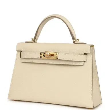 HERMÈS Hermes Special Order (HSS) Kelly Sellier 20 Craie Verso Epsom Gold Hardware | Thumbnail 5 HERMÈS Hermes Special Order (HSS) Kelly Sellier 20 Craie Verso Epsom Gold Hardware | Thumbnail 5