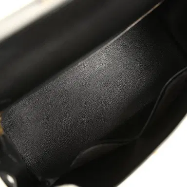 HERMÈS Vintage Hermes Kelly Sellier 28 Black Box Gold Hardware | Thumbnail 8 HERMÈS Vintage Hermes Kelly Sellier 28 Black Box Gold Hardware | Thumbnail 8