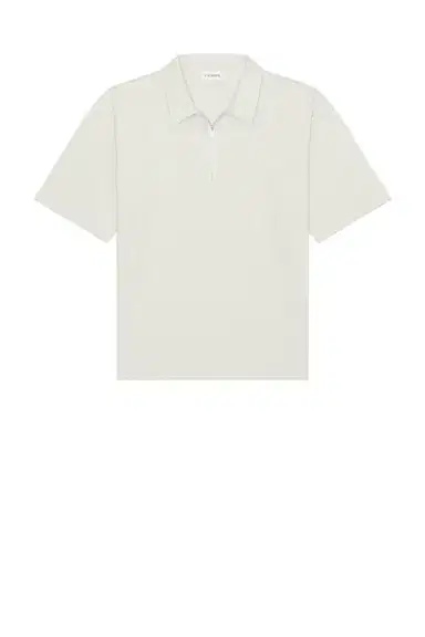 FRAME Half Zip Pique Polo | Thumbnail 4 FRAME Half Zip Pique Polo | Thumbnail 4