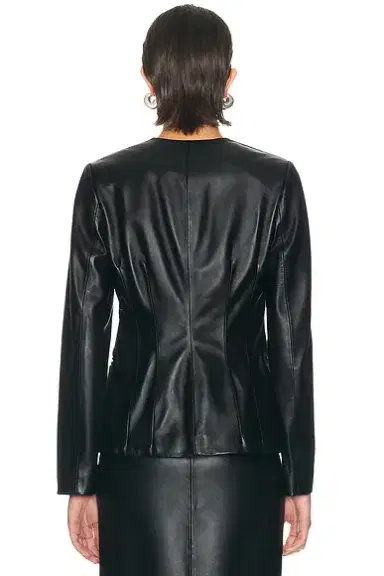 Loulou de Saison Adea Collarless Tailored Jacket | Thumbnail 3 Loulou de Saison Adea Collarless Tailored Jacket | Thumbnail 3