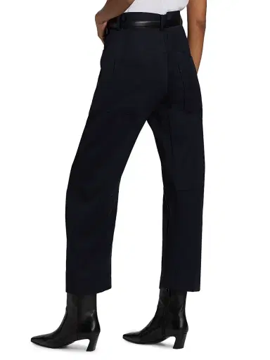 Nili Lotan Women's Shon Wool Barrel-Leg Pants | Thumbnail 5 Nili Lotan Women's Shon Wool Barrel-Leg Pants | Thumbnail 5