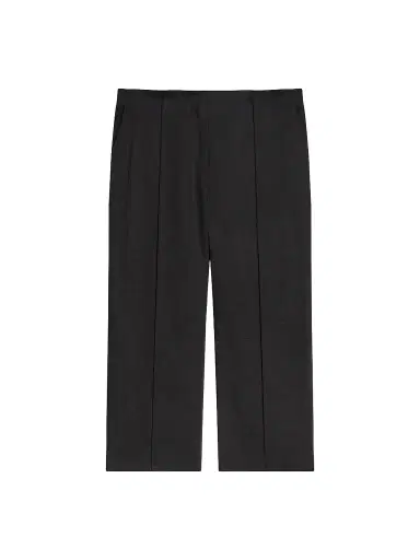 Theory Women's Linen-Blend Slit Capri Pants - Black | Thumbnail 1 Theory Women's Linen-Blend Slit Capri Pants - Black | Thumbnail 1