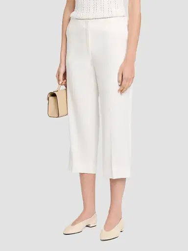 Theory Women's Linen-Blend Slit Capri Pants - | Thumbnail 4 Theory Women's Linen-Blend Slit Capri Pants - | Thumbnail 4