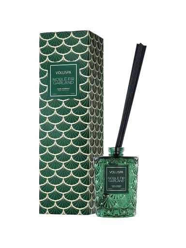 Voluspa Noble Fir Garland Reed Diffuser | Thumbnail 1 Voluspa Noble Fir Garland Reed Diffuser | Thumbnail 1
