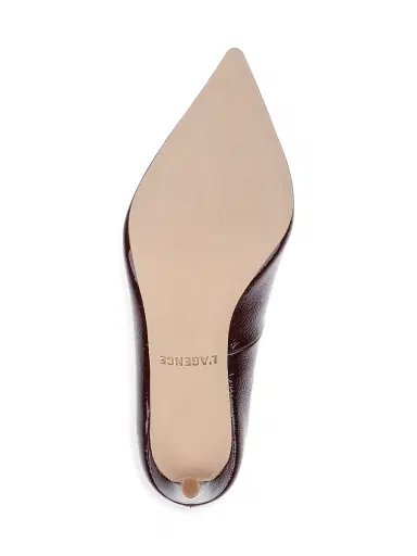L'Agence Women's Maelle III 90MM Patent Leather Pumps - Wine Patent - Size 10 | Thumbnail 6 L'Agence Women's Maelle III 90MM Patent Leather Pumps - Wine Patent - Size 10 | Thumbnail 6