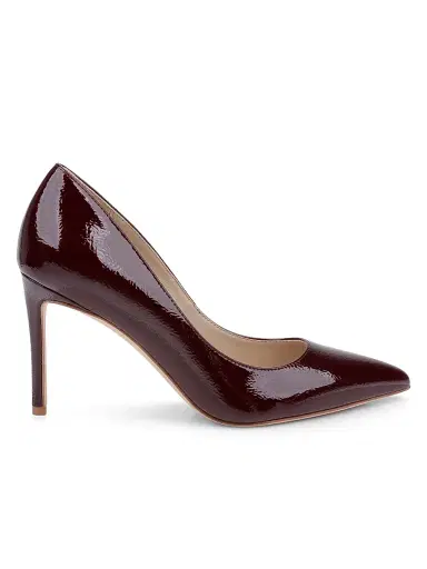 L'Agence Women's Maelle III 90MM Patent Leather Pumps - Wine Patent - Size 10 | Thumbnail 1 L'Agence Women's Maelle III 90MM Patent Leather Pumps - Wine Patent - Size 10 | Thumbnail 1