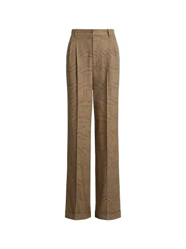 Ralph Lauren Collection Women's Timothy Glen Plaid Silk Pants | Thumbnail 1 Ralph Lauren Collection Women's Timothy Glen Plaid Silk Pants | Thumbnail 1