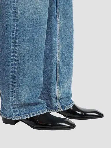 Saint Laurent Men's Aurelien Boots in Smooth Leather - Black - Size 13 | Thumbnail 5 Saint Laurent Men's Aurelien Boots in Smooth Leather - Black - Size 13 | Thumbnail 5