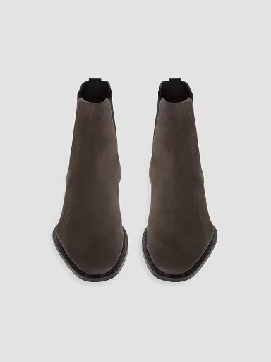 Saint Laurent Men's Aurelien Chelsea Boots in Suede - Taupe Brown - Size 13 | Thumbnail 3 Saint Laurent Men's Aurelien Chelsea Boots in Suede - Taupe Brown - Size 13 | Thumbnail 3