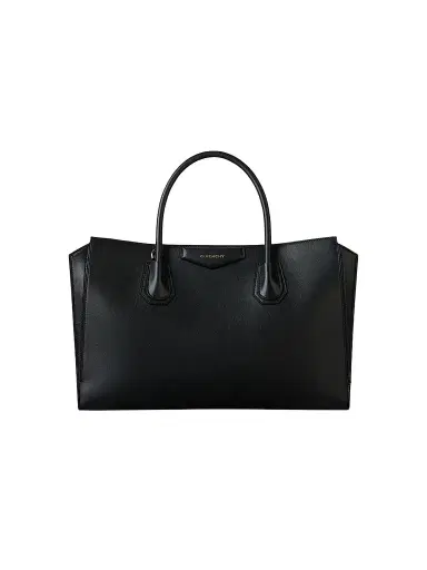 Givenchy Women's Medium Antigona Catchall Top Handle Bag in Shiny Grained Leather - Black | Thumbnail 1 Givenchy Women's Medium Antigona Catchall Top Handle Bag in Shiny Grained Leather - Black | Thumbnail 1