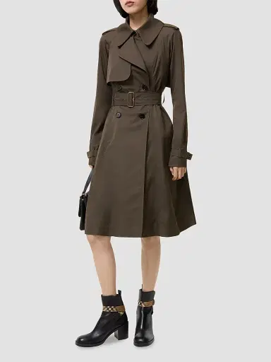 Burberry Women's Pembury Cotton Trench Coat - Estuary Brown - Size 16 | Thumbnail 5 Burberry Women's Pembury Cotton Trench Coat - Estuary Brown - Size 16 | Thumbnail 5
