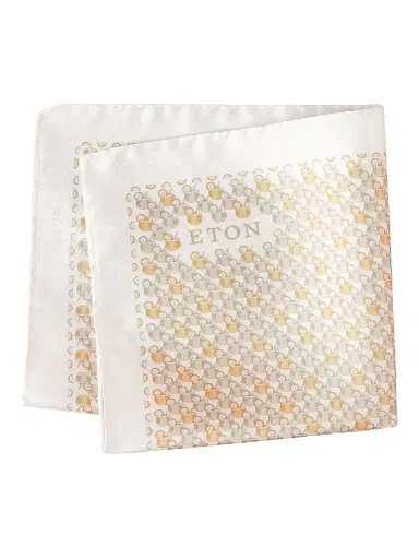 Eton Men's Cocktail Print Silk Pocket Square | Thumbnail 1 Eton Men's Cocktail Print Silk Pocket Square | Thumbnail 1