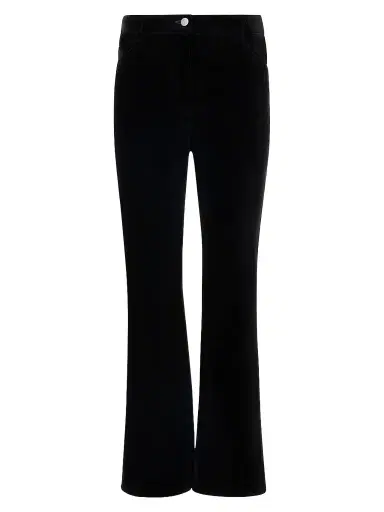 Akris punto Women's Cali Stretch Velvet Bootcut Pants - Black - Size 18 | Thumbnail 1 Akris punto Women's Cali Stretch Velvet Bootcut Pants - Black - Size 18 | Thumbnail 1