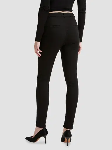 Marella Women's Skinny Stretch Cotton Trousers - Black - Size 12 | Thumbnail 4 Marella Women's Skinny Stretch Cotton Trousers - Black - Size 12 | Thumbnail 4